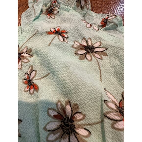 Vero Moda Floral Frill Crop Singlet Top - Size Large Chic Summer Style - Picture 3 of 7